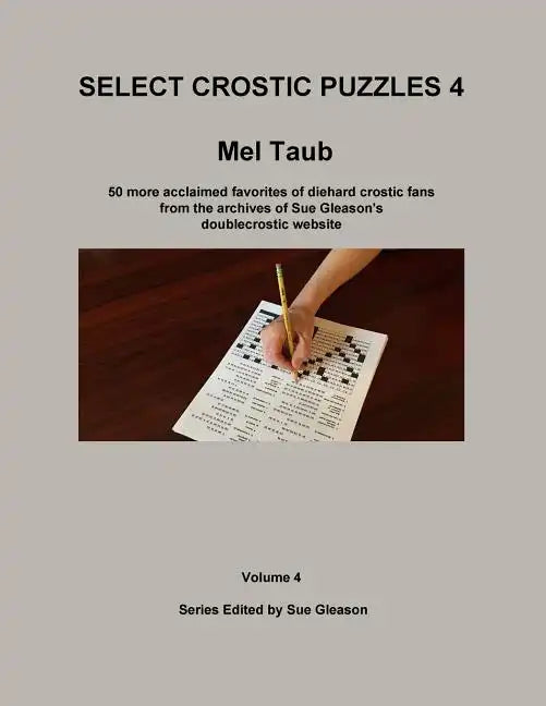 Select Crostic Puzzles 4 - Paperback