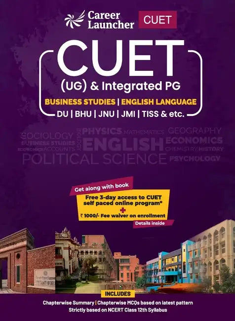Cuet 2022: Business Studies and English Guide - Paperback