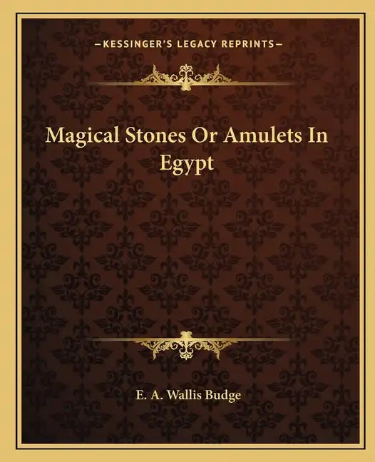 Magical Stones or Amulets in Egypt - Paperback