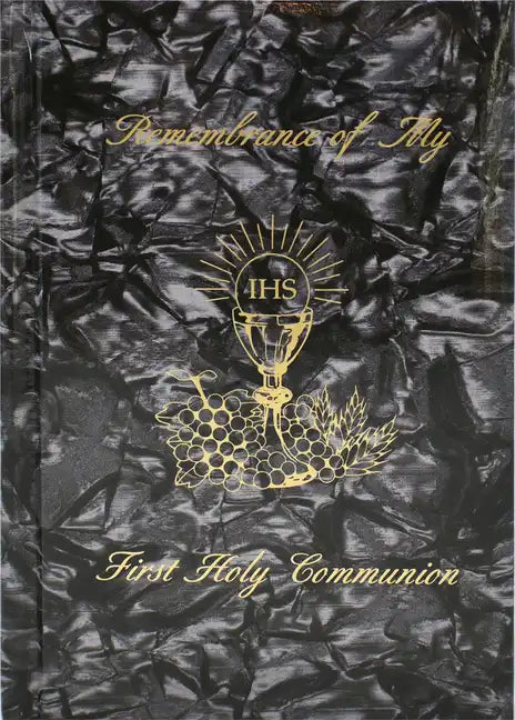 Remembrance of My First Holy Communion-Boy-Black Pearl: Marian Children's Mass Book - Hardcover