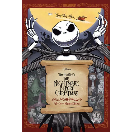 Disney Tim Burton's the Nightmare Before Christmas Full-Color Manga Edition - Hardcover