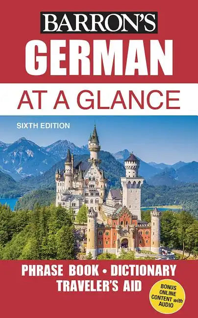 German at a Glance: Foreign Language Phrasebook & Dictionary - Paperback