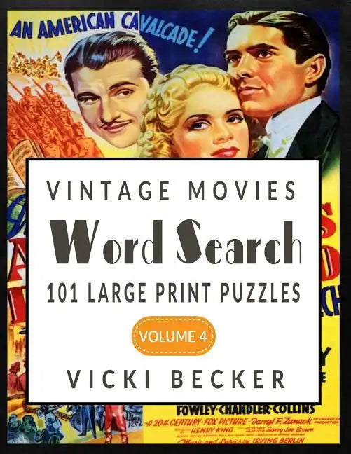 Vintage Movies Word Search - Paperback