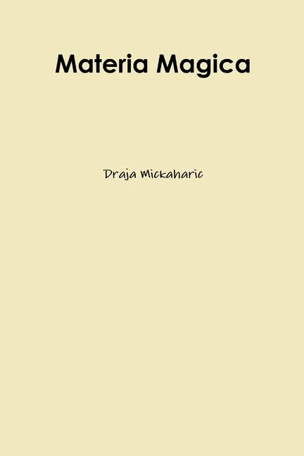 Materia Magica - Paperback