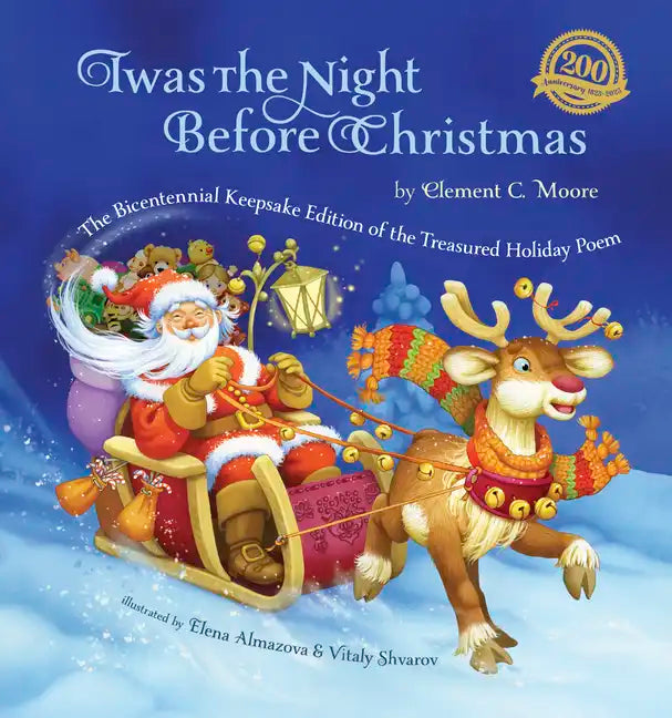 Twas the Night Before Christmas: The Bicentennial Keepsake Edition of the Treasured Holiday Poem - Hardcover