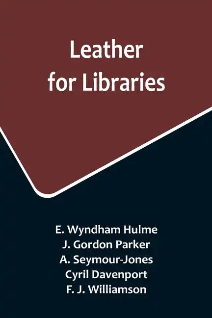 Leather for Libraries - Paperback