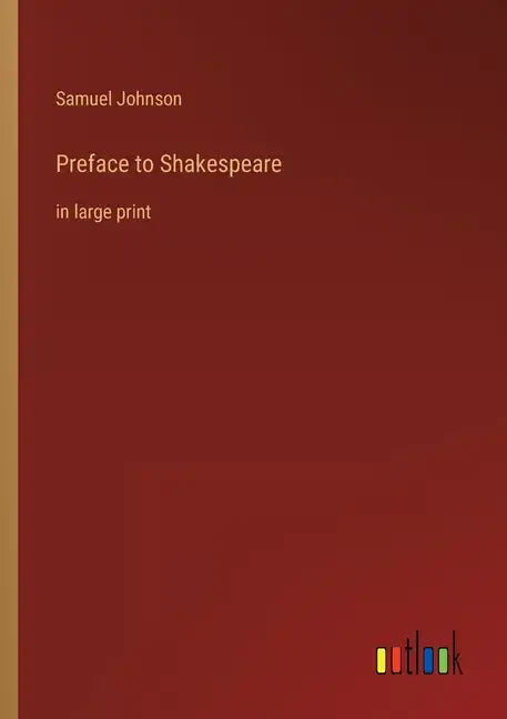 Preface to Shakespeare: in large print - Paperback