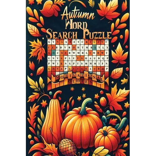 Autumn Word Search Puzzle Book with Autumn Quotes - Paperback