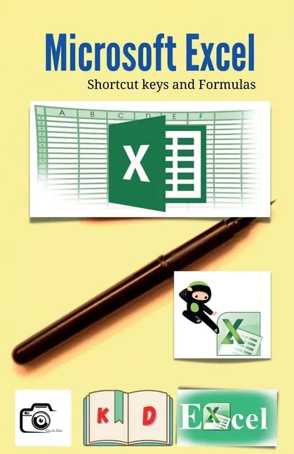 Microsoft Excel: Shortcut keys and Formulas - Paperback