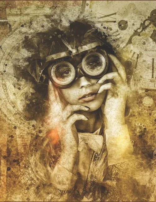 Steampunk Aviator Composition Notebook - Paperback