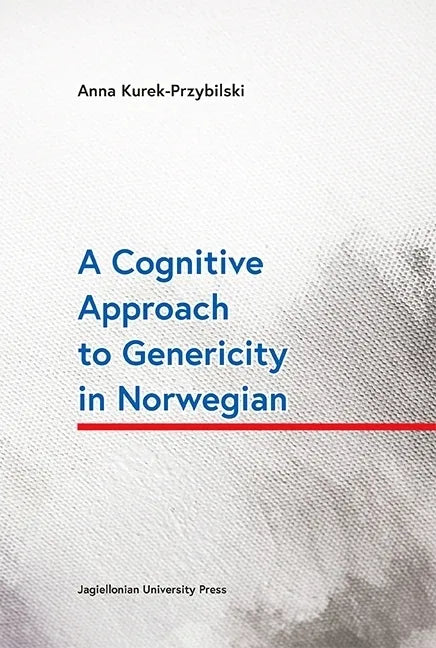A Cognitive Approach to Genericity in Norwegian - Paperback