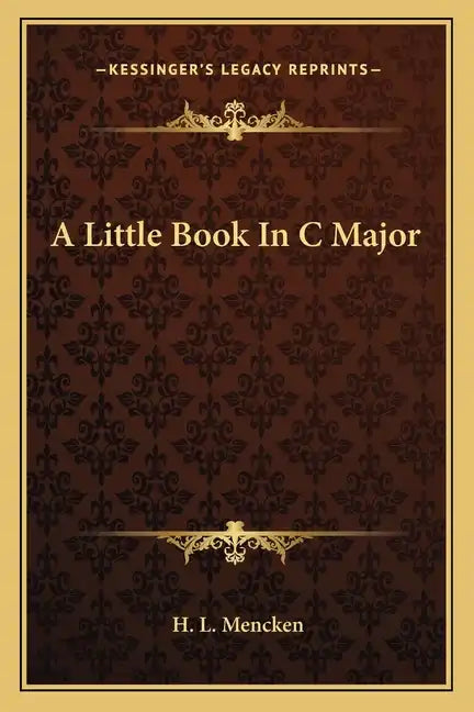 A Little Book in C Major - Paperback