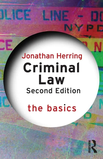 Criminal Law: The Basics - Paperback