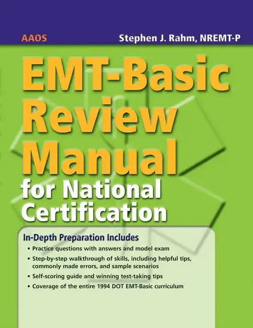 Emt-Basic Review Manual for National Certification - Paperback