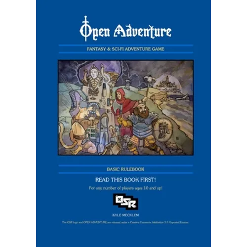 Open Adventure Basic Rulebook (Paperback) - Paperback