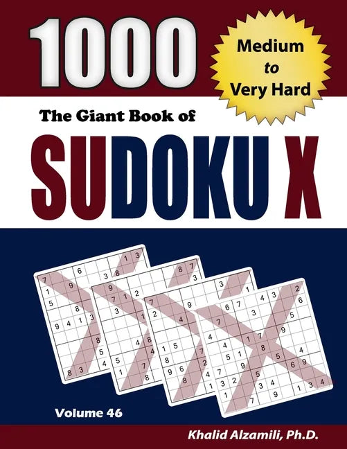 The Giant Book of Sudoku X: 1000 Medium to Very Hard Puzzles - Paperback