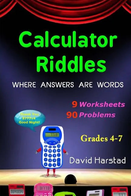 90 Calculator Riddles: Where Answers Are Words - Paperback