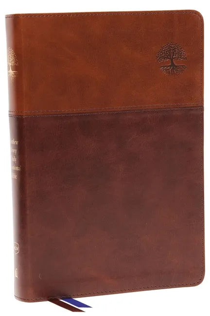 Nkjv, Matthew Henry Daily Devotional Bible, Leathersoft, Brown, Red Letter, Comfort Print: 366 Daily Devotions by Matthew Henry - Imitation Leather