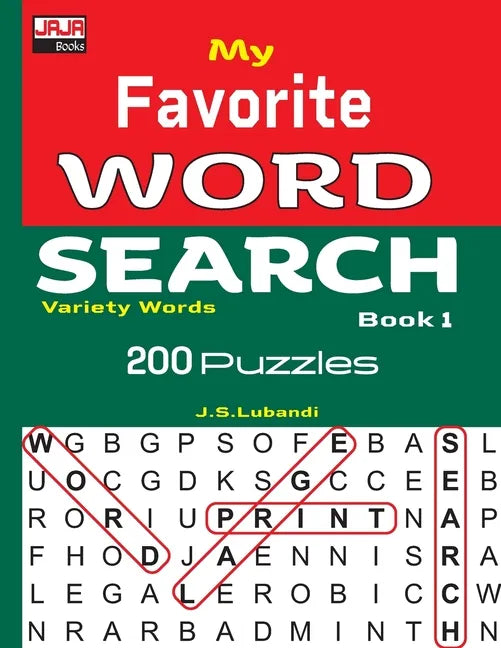 My Favorite WORD SEARCH Book 1 - Paperback