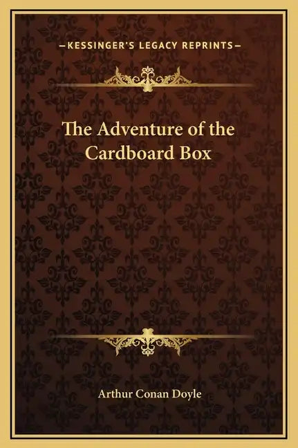 The Adventure of the Cardboard Box - Hardcover
