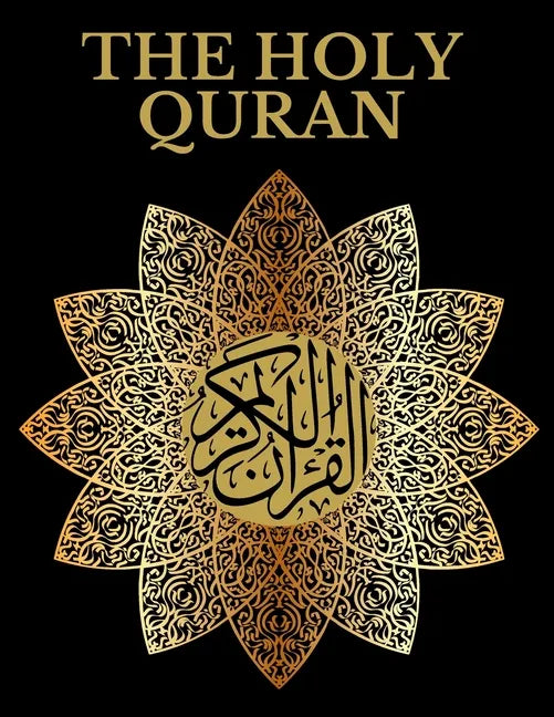 The holy Quran: Clear & Easy To Read With English in black - Paperback