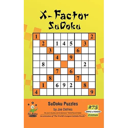 X-Factor SuDoku - Paperback