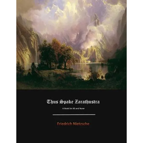 Thus Spake Zarathustra - Paperback