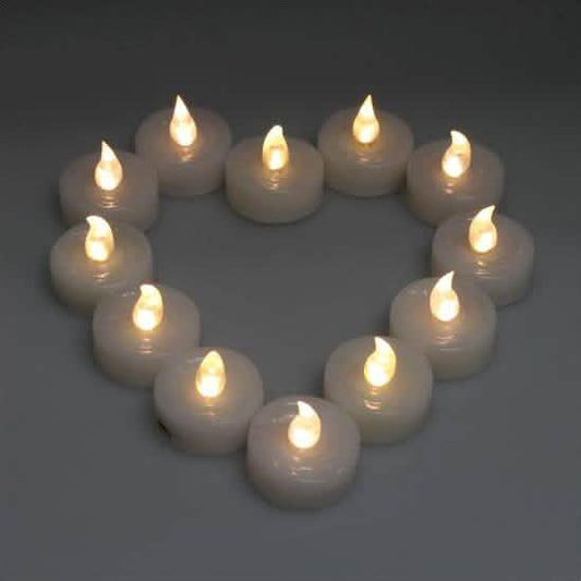 60-Piece: Warm White LED Light Wedding Party Flameless Candle