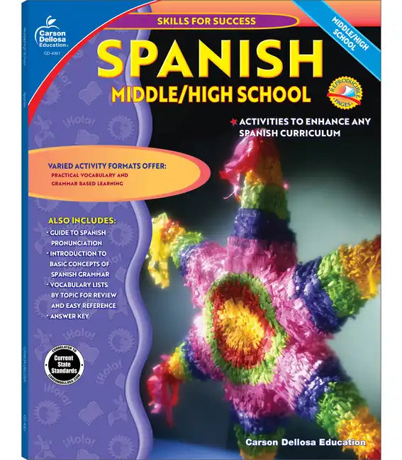 Spanish, Grades 6 - 12 - Paperback