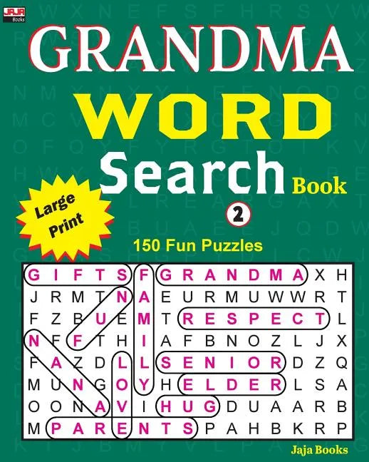 GRANDMA WORD Search Book: 150 puzzles for your brain workout. - Paperback
