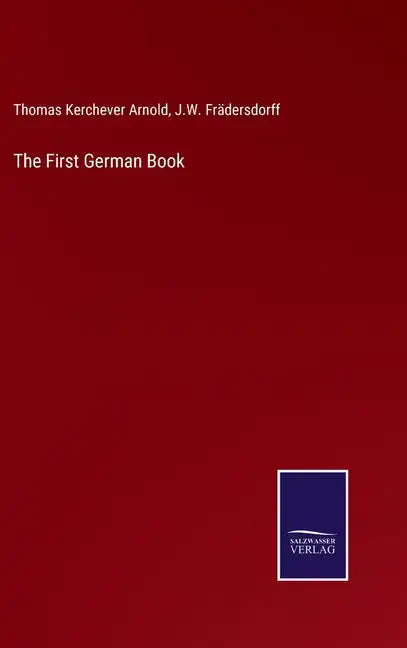 The First German Book - Hardcover
