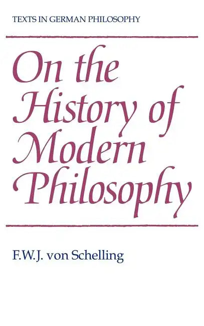 On the History of Modern Philosophy - Hardcover
