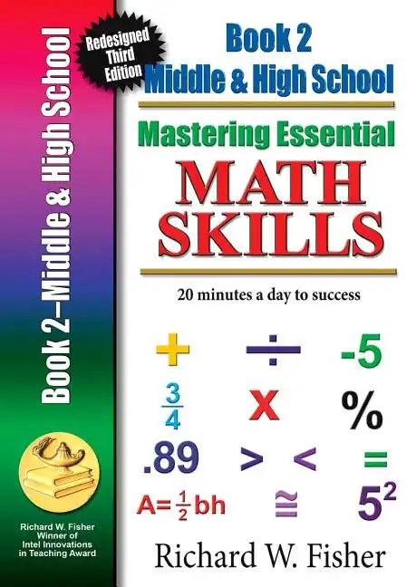Mastering Essential Math Skills, Book 2, Middle Grades/High School: Re-designed Library Version - Paperback