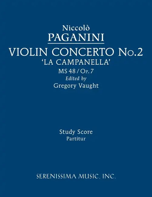 Violin Concerto No.2, MS 48: Study score - Paperback