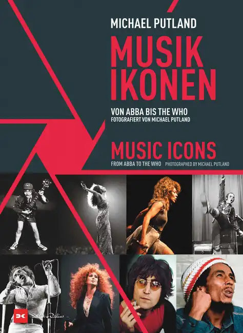 Music Icons: From Abba to the Who. Photographed by Michael Putland - Hardcover