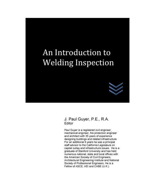 An Introduction to Welding Inspection - Paperback