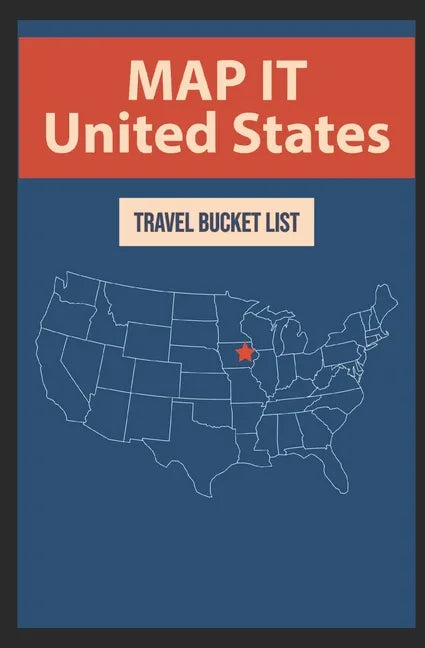 Map It United States: Travel Bucket List - Paperback