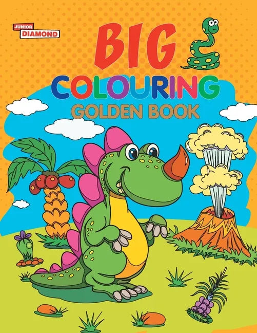 Big Colouring Golden Book for 5 to 9 years Old Kids Fun Activity and Colouring Book for Children - Paperback