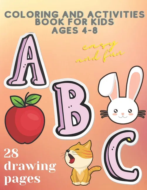 ABC: coloring and activities book for kids - Paperback