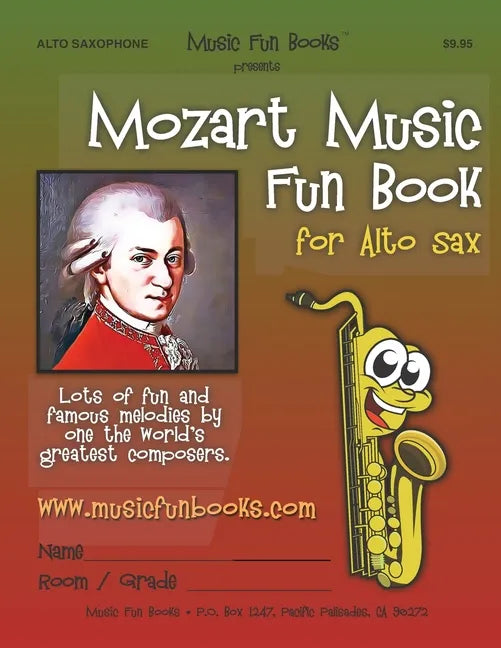 Mozart Music Fun Book for Alto Sax - Paperback