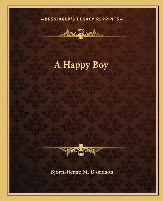 A Happy Boy - Paperback