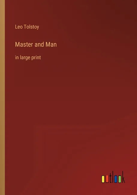 Master and Man: in large print - Paperback