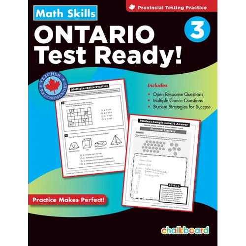 Ontario Test Ready Math Skills 3 - Paperback