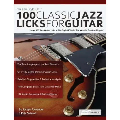 100 Classic Jazz Licks for Guitar - Paperback