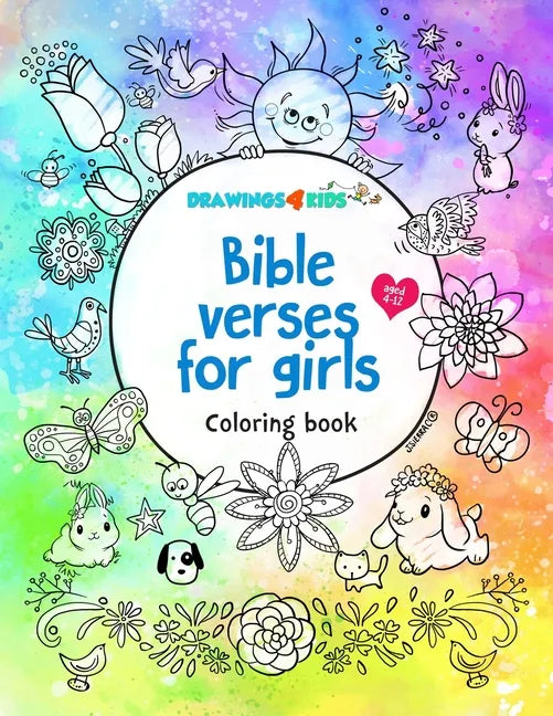 Bible verses for Girls: Coloring Book - Paperback