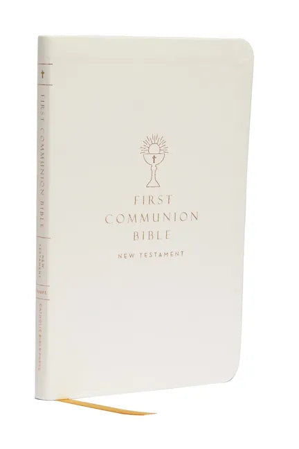 Nabre, New American Bible, Revised Edition, Catholic Bible, First Communion Bible: New Testament, Leathersoft, White: Holy Bible - Imitation Leather
