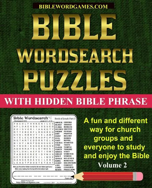 Bible Word Search Puzzles Volume 2 - Paperback