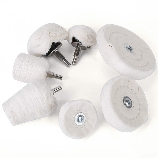 7-Pieces Set: Wheels Polishing Pads Car Buffing