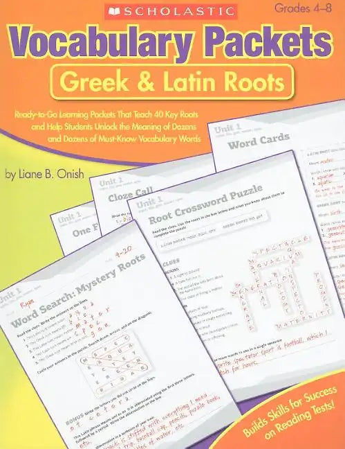Vocabulary Packets: Greek & Latin Roots - Paperback