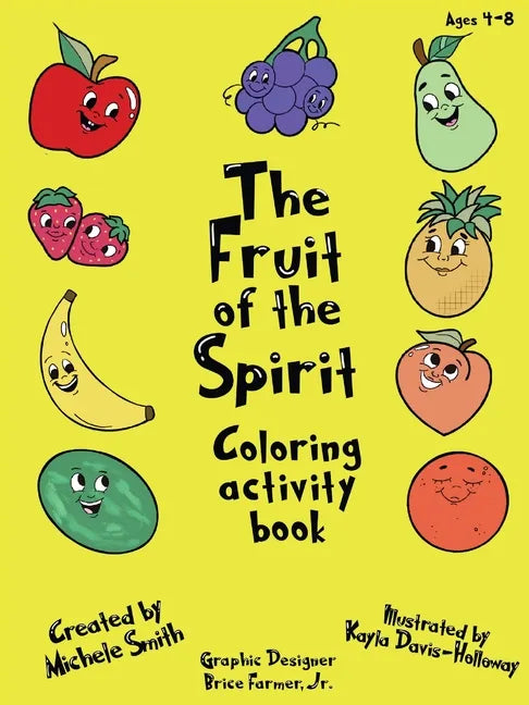 The Fruit of the Spirit coloring activity book - Paperback